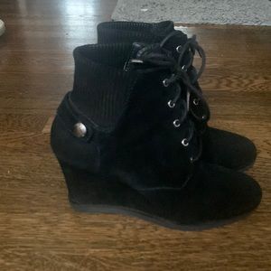 MK Suede Booties